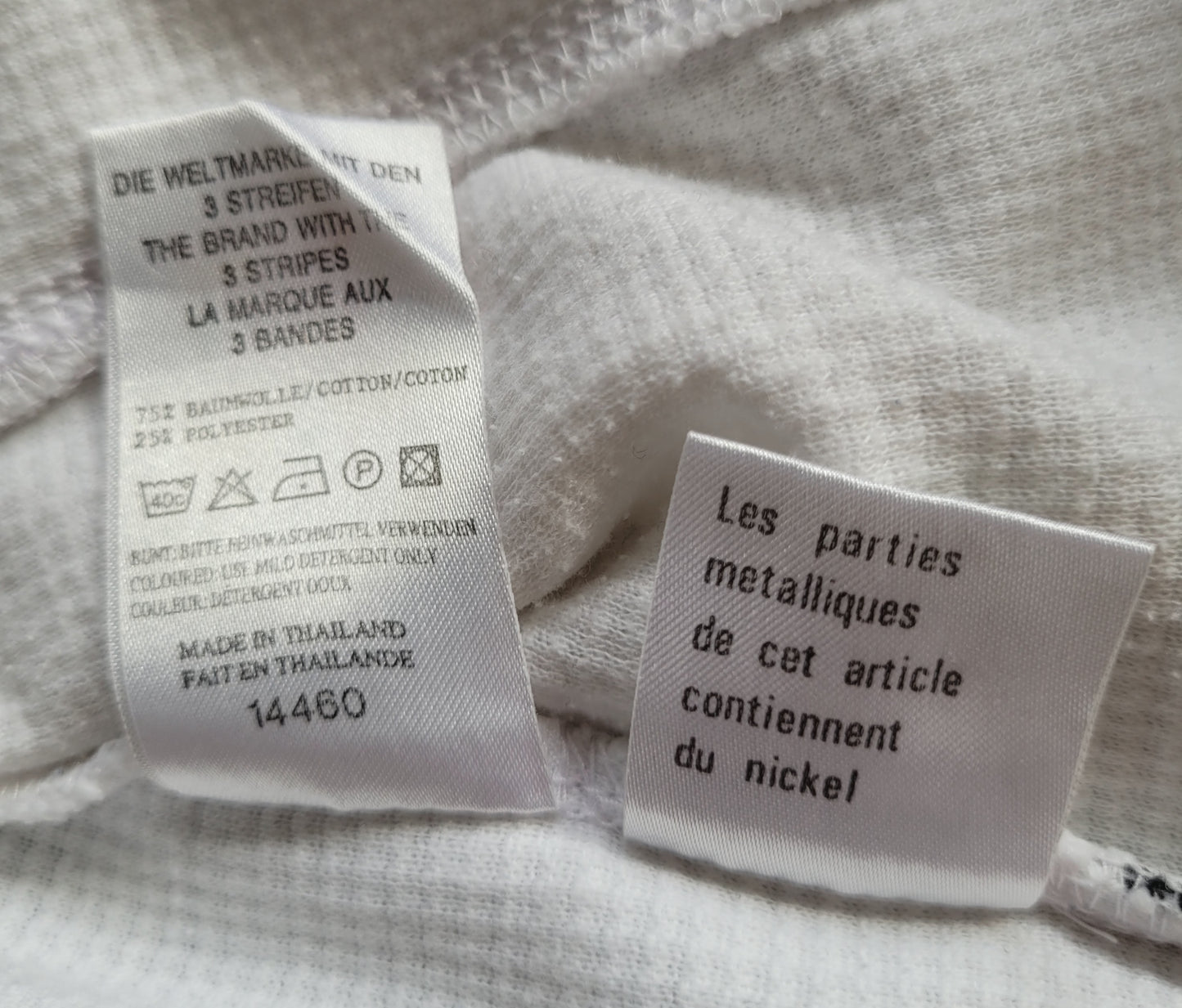 Adidas Textured Waffle Knit Zip Jacket White, Minimal Logo Full Zip Track Top Size: Medium