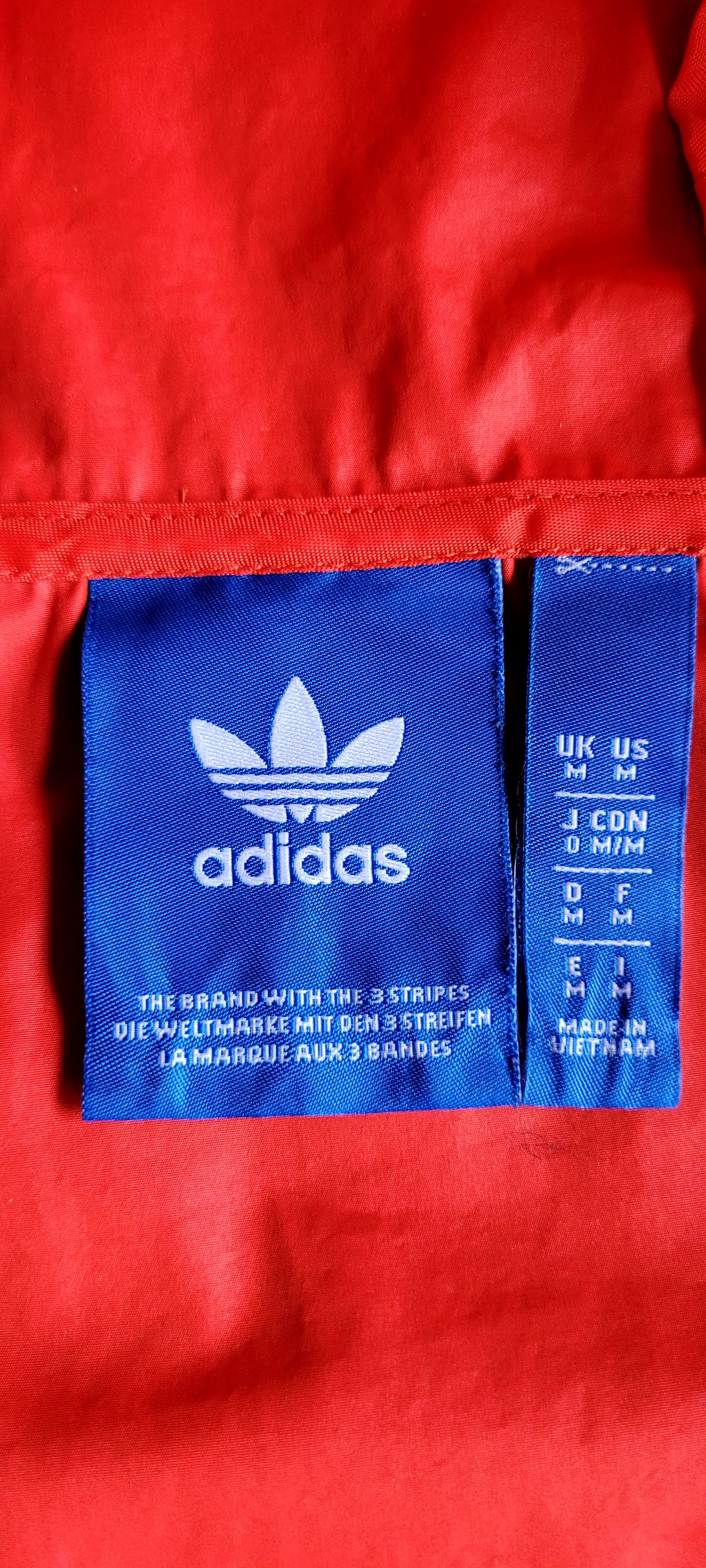 Adidas Tennoji Windbreaker Jacket - Orange - Size M