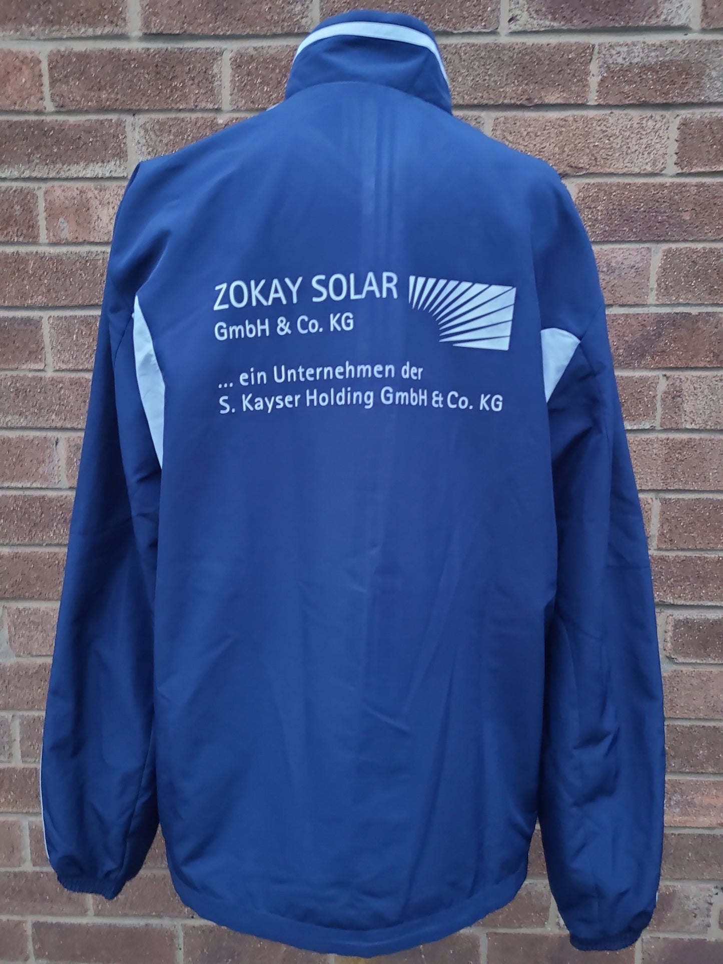 FC Einheit Bad Berka Training Jacket – Navy/White Windbreaker Jacket - Size M