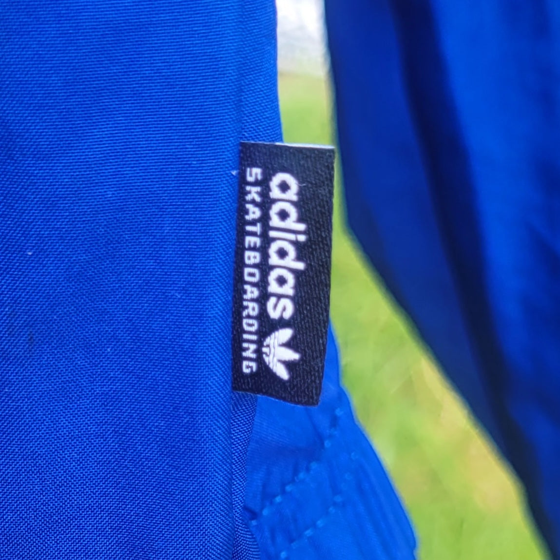 Adidas Originals Skateboarding Rider Approved Anorak Jacket – Royal Blue Pullover Windbreaker (Large)