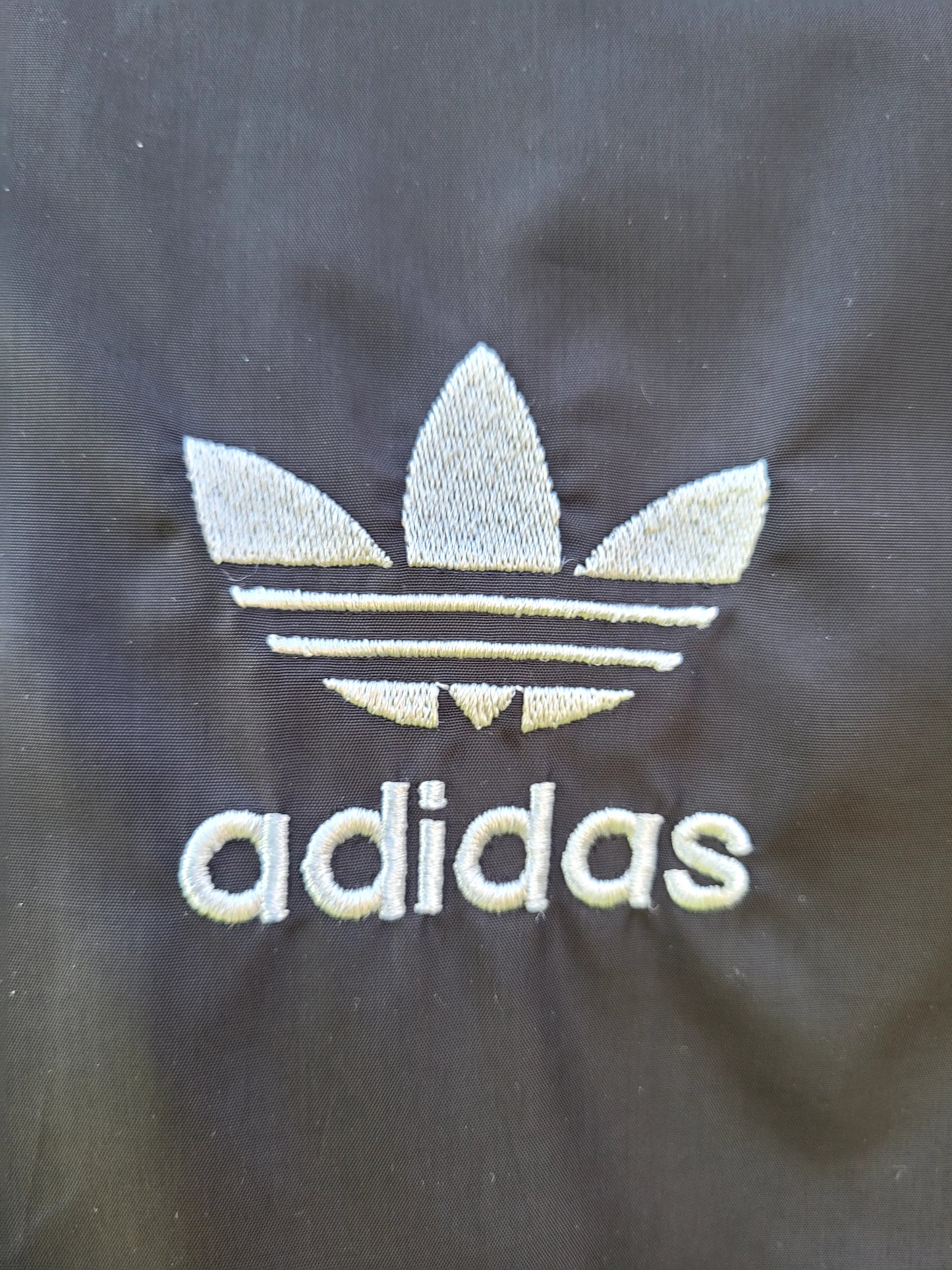 Vintage Adidas Allcourt Originals Track Jacket Black Grey Yellow Trefoil Full Zip Size: L