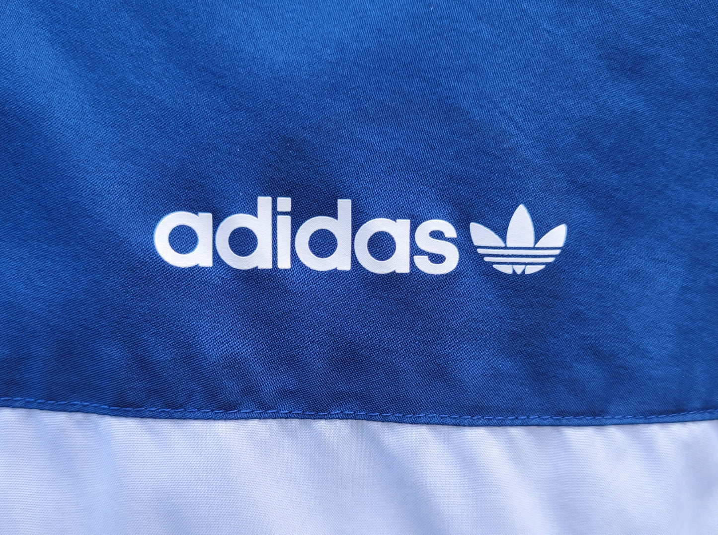 Adidas Originals Marathon 83 Hooded Windbreaker 2015 Reissue Jacket Blue/Navy Size: M