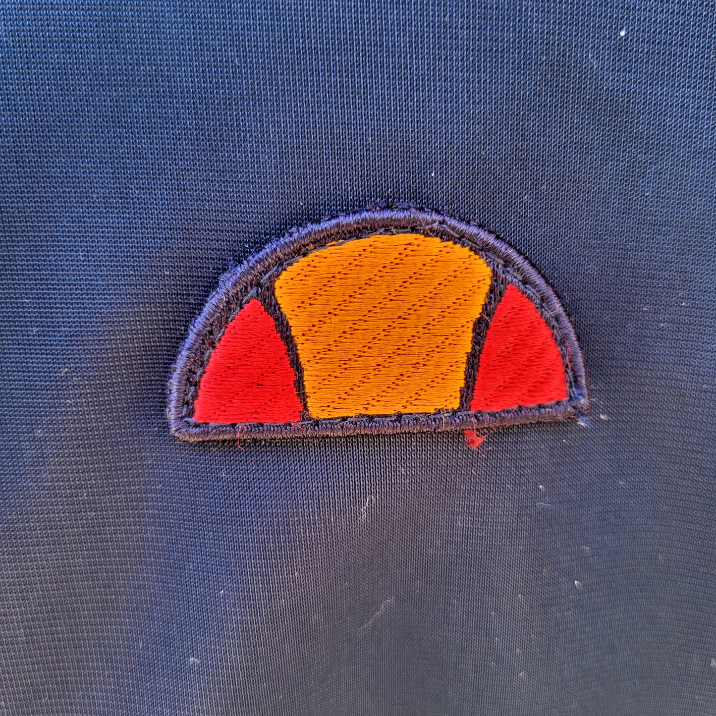 Ellesse Navy Track Top, Branded Logo Tape Sleeve and Zip Pull, Retro Terrace Jacket Size: Small