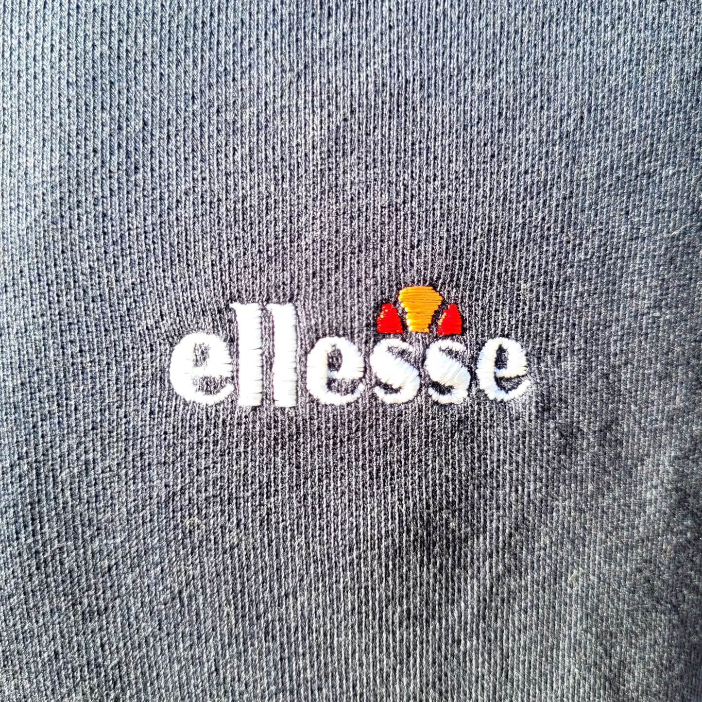 Ellesse Italia Track Jacket Navy Blue Full Zip Track Top Made in Portugal Size: Medium
