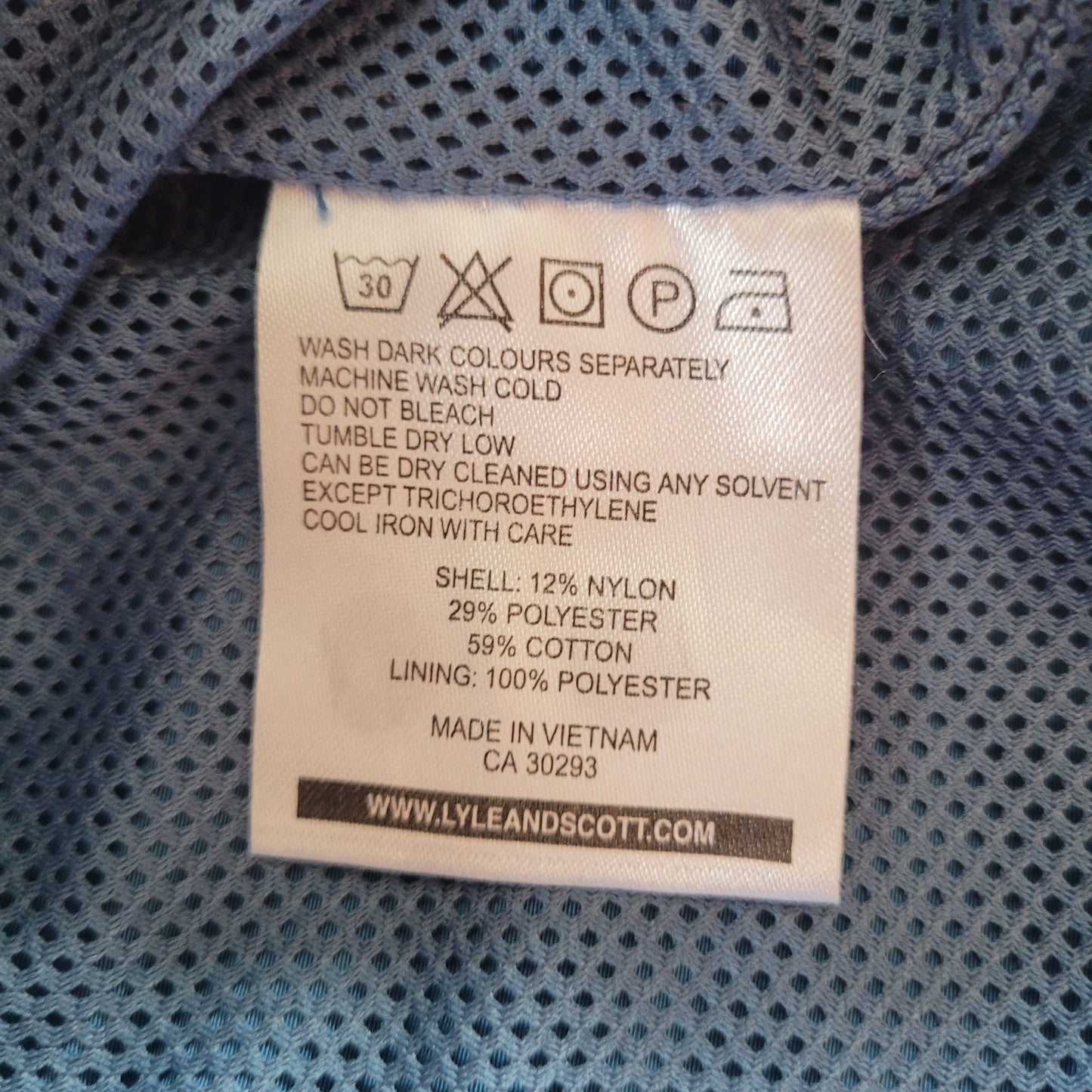 Lyle & Scott Vintage Overhead Smock Jacket Size: Large