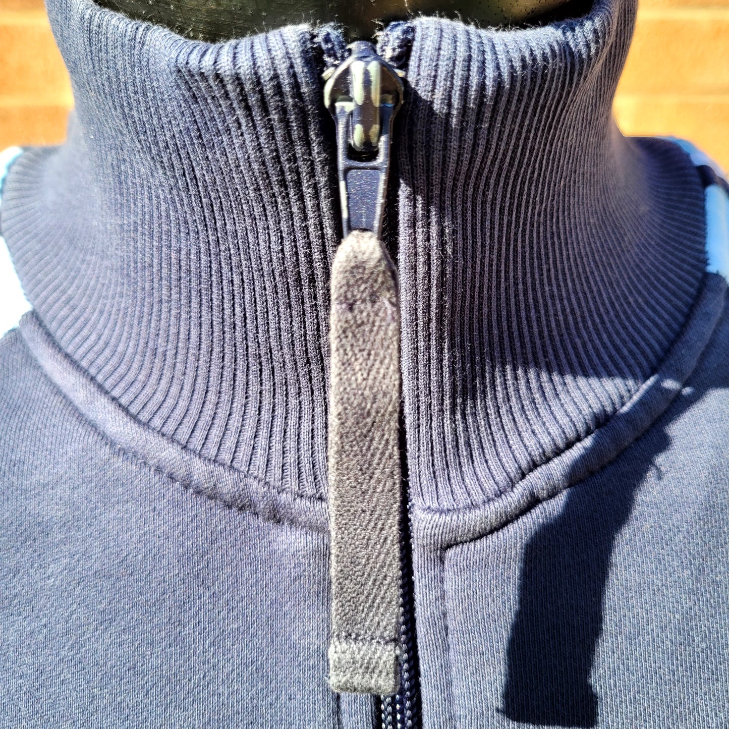 Ellesse Italia Track Jacket Navy Blue Full Zip Track Top Made in Portugal Size: Medium