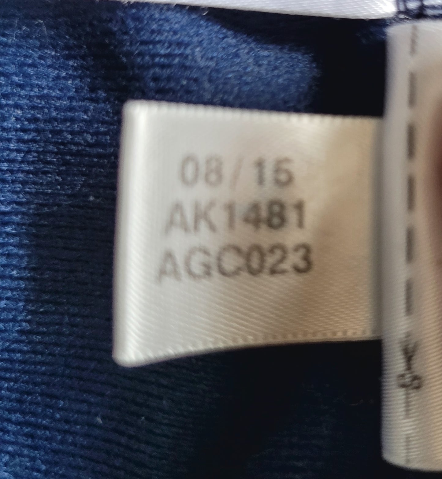 2015 Adidas Originals Navy 3-Stripes Track Top Size: Medium
