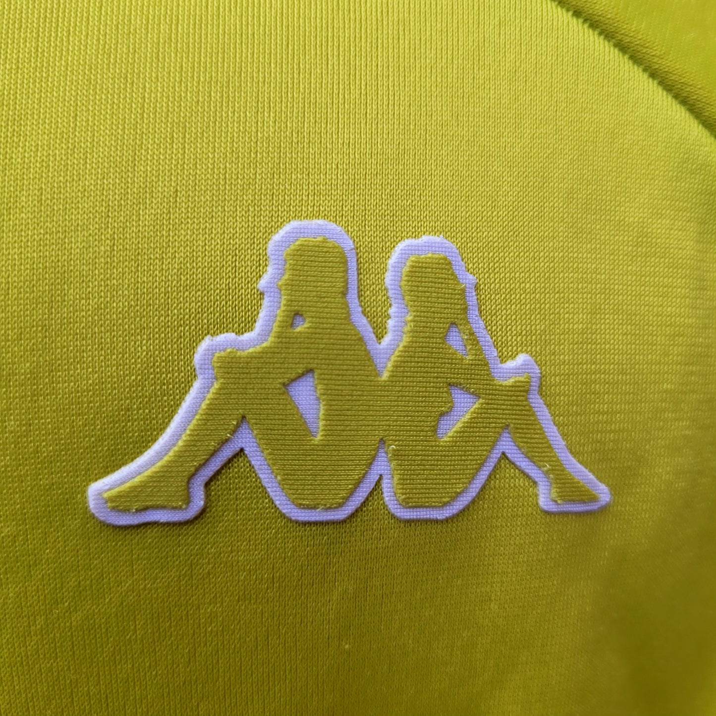 Banda Track Jacket – Neon Yellow / Blue Logo Tape Full Zip Size M