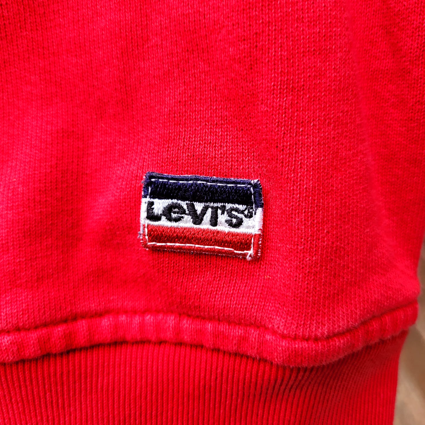 Levi's Colour Block Logo Hoodie Red / White / Navy Size: XL