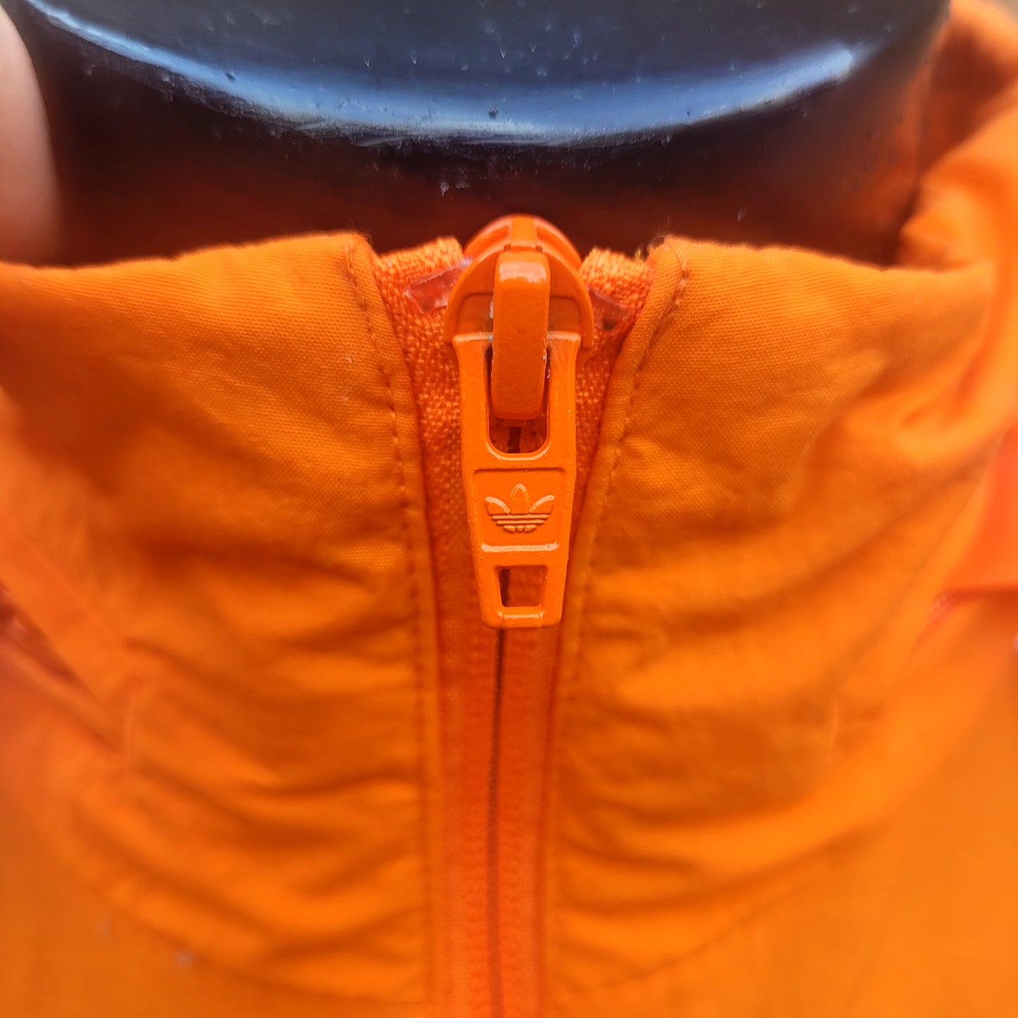 Adidas Originals Orange Trefoil Windbreaker Jacket, Size: Medium, 2019, Lightweight Festival Essential