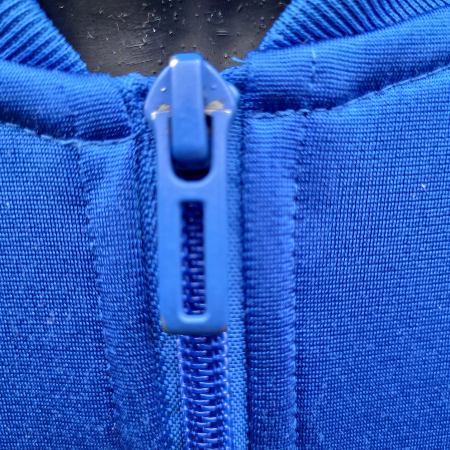 Adidas Originals Blue Zip Track Jacket, Classic 3 Stripe Full Zip Casual Size: Medium