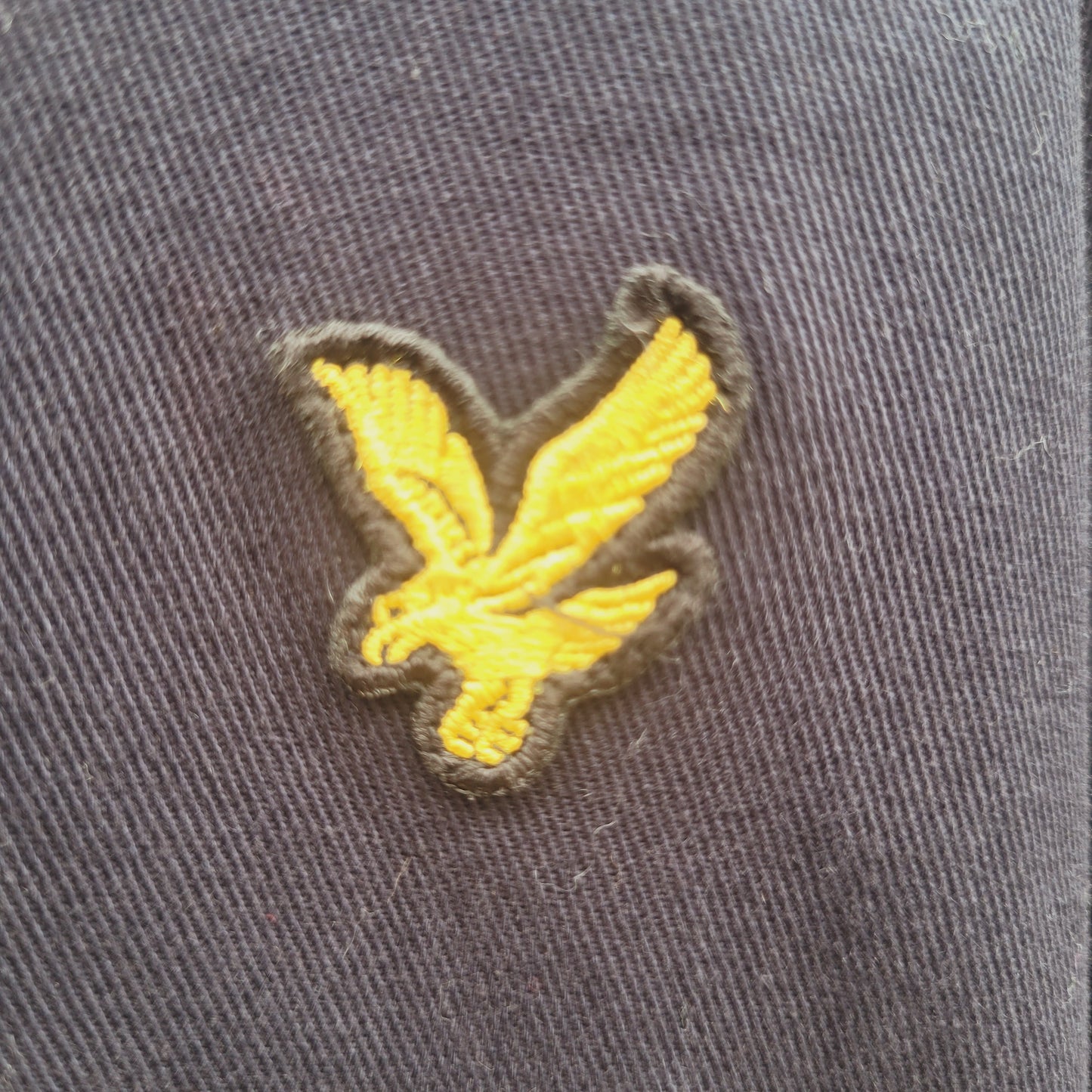 Lyle & Scott Hooded Jacket Navy Full Zip Coat Classic Eagle Logo Casual Outerwear Size M