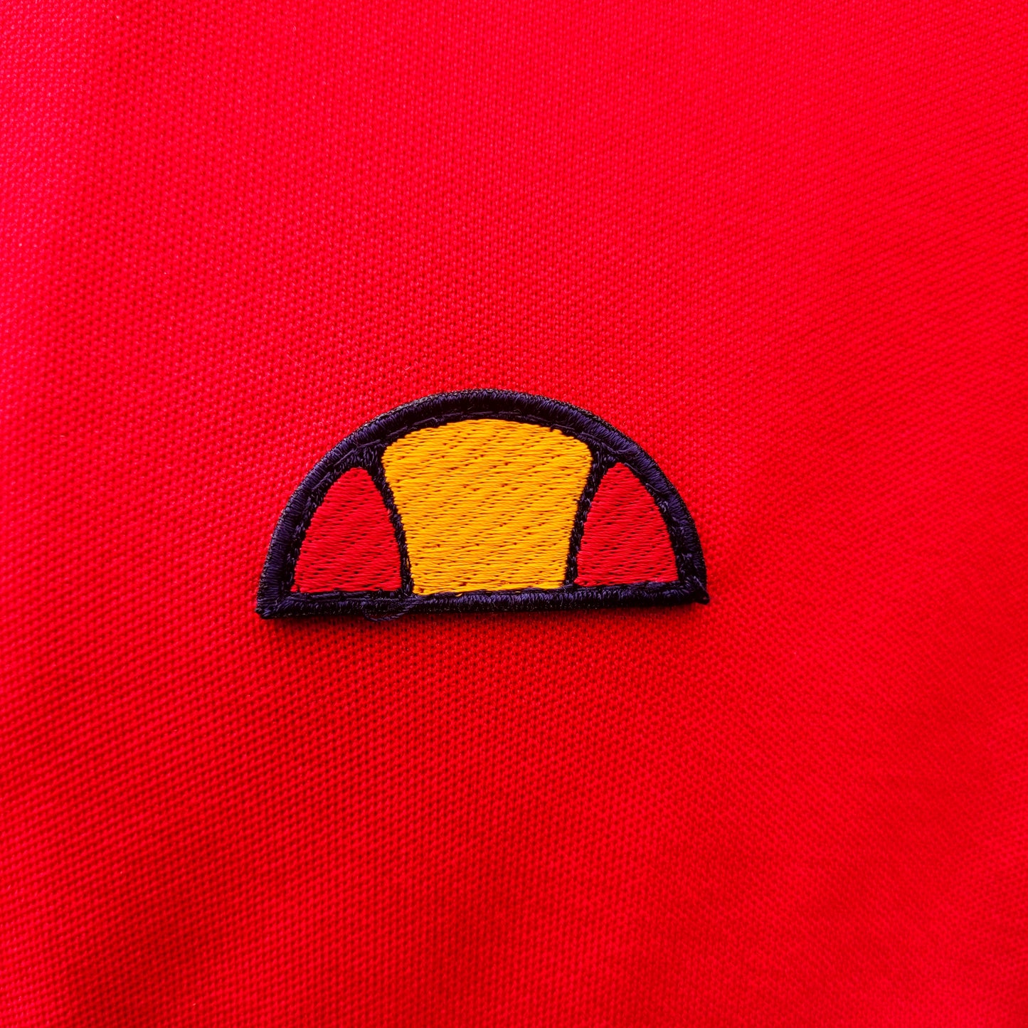 Ellesse Rimini Colour Block Track Jacket – Red / Ice White / Navy Size: Medium