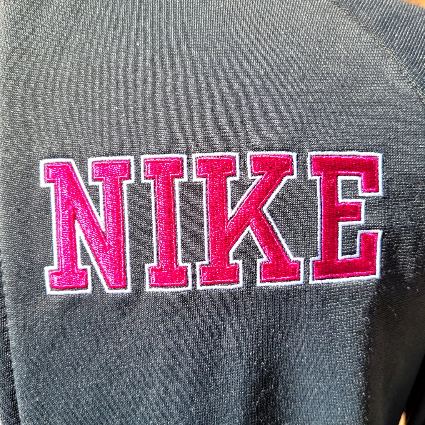 Nike Full Zip Track Jacket – Black / White / Pink Women’s Size: Small