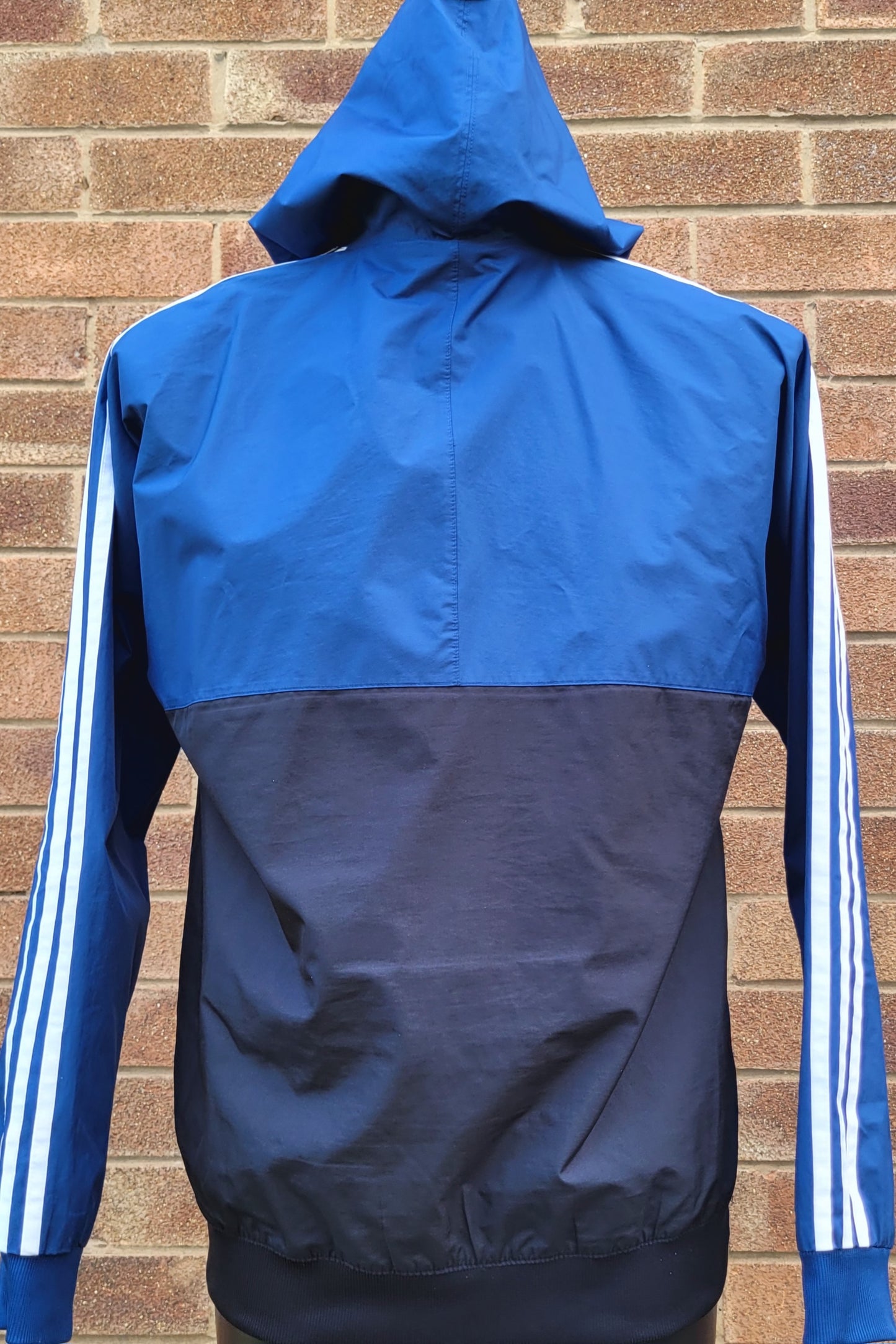 Adidas Originals Marathon 83 Hooded Windbreaker 2015 Reissue Jacket Blue/Navy Size: M