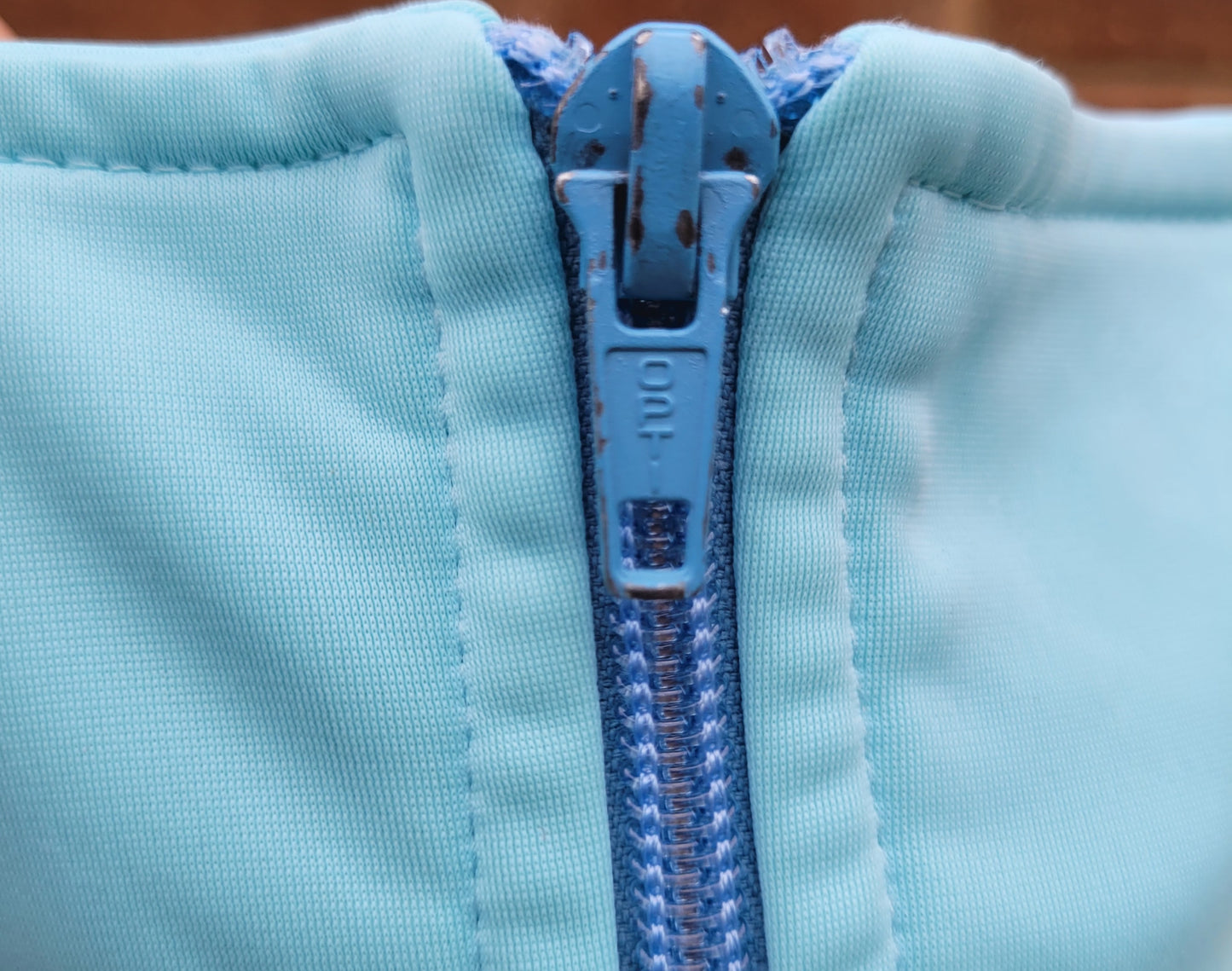 Vintage adidas Originals Track Jacket Ice Blue / Pale Yellow Colourblock Trefoil Zip Top Late 80s West Germany Size: GB - L
