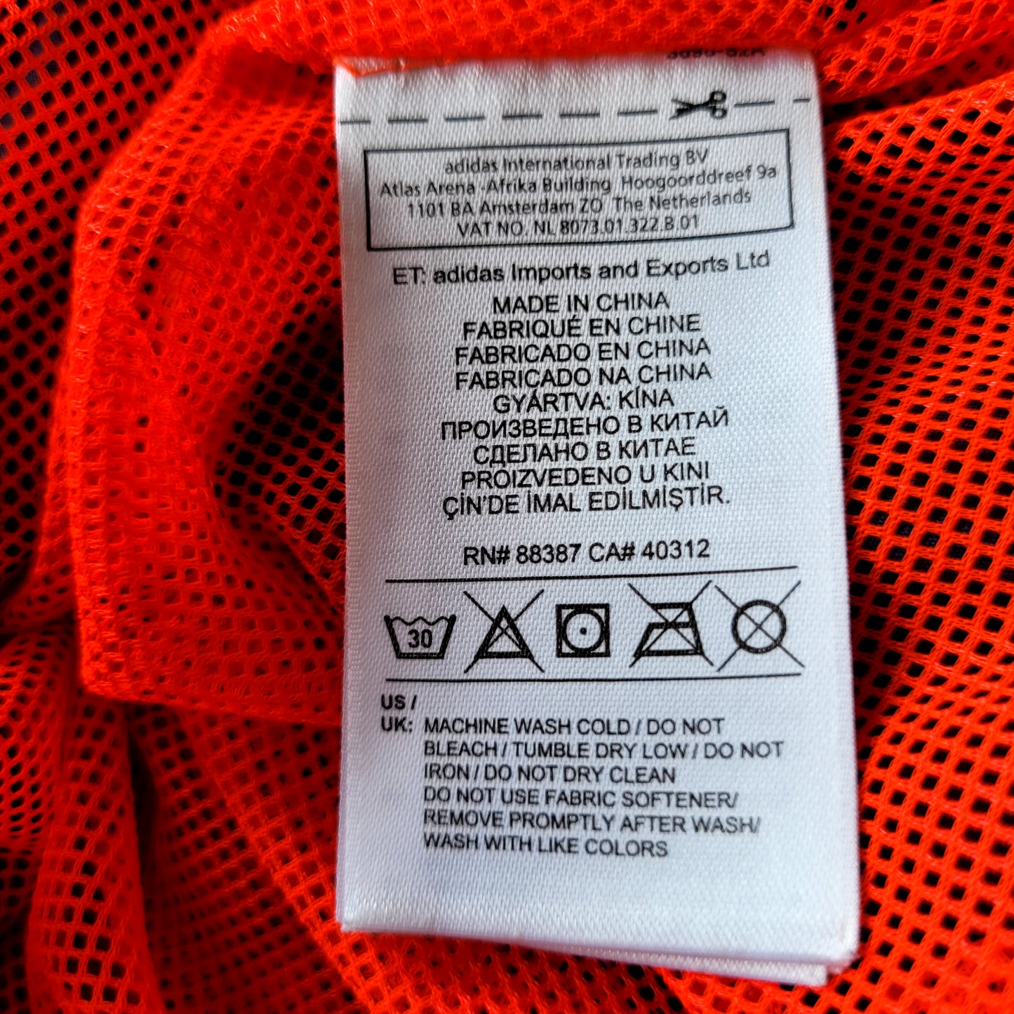 Adidas Originals Colorado Windbreaker Jacket Size: Large