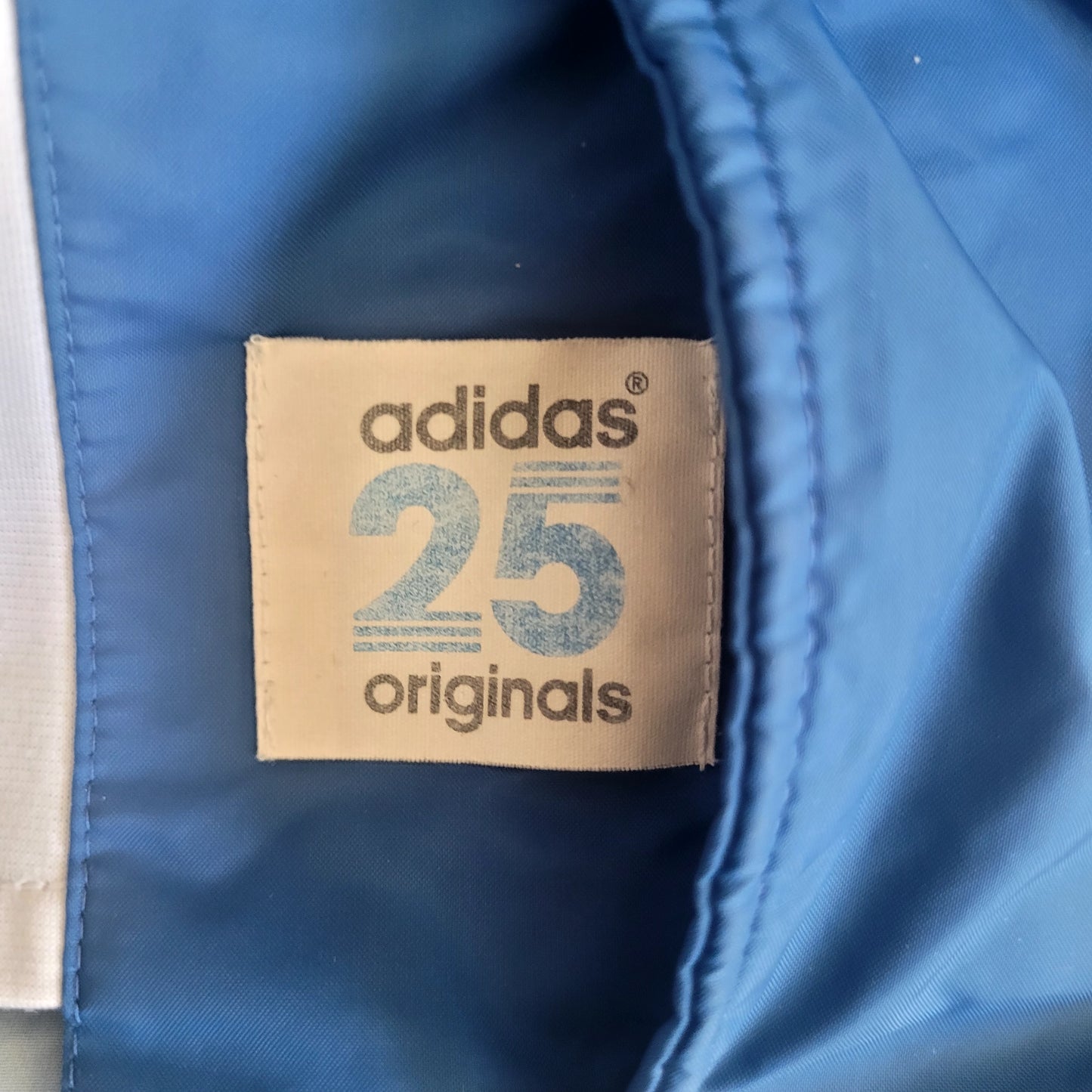 Adidas Originals x Nigo Coach Jacket Blue Trefoil Back Print Size XL Vintage Style