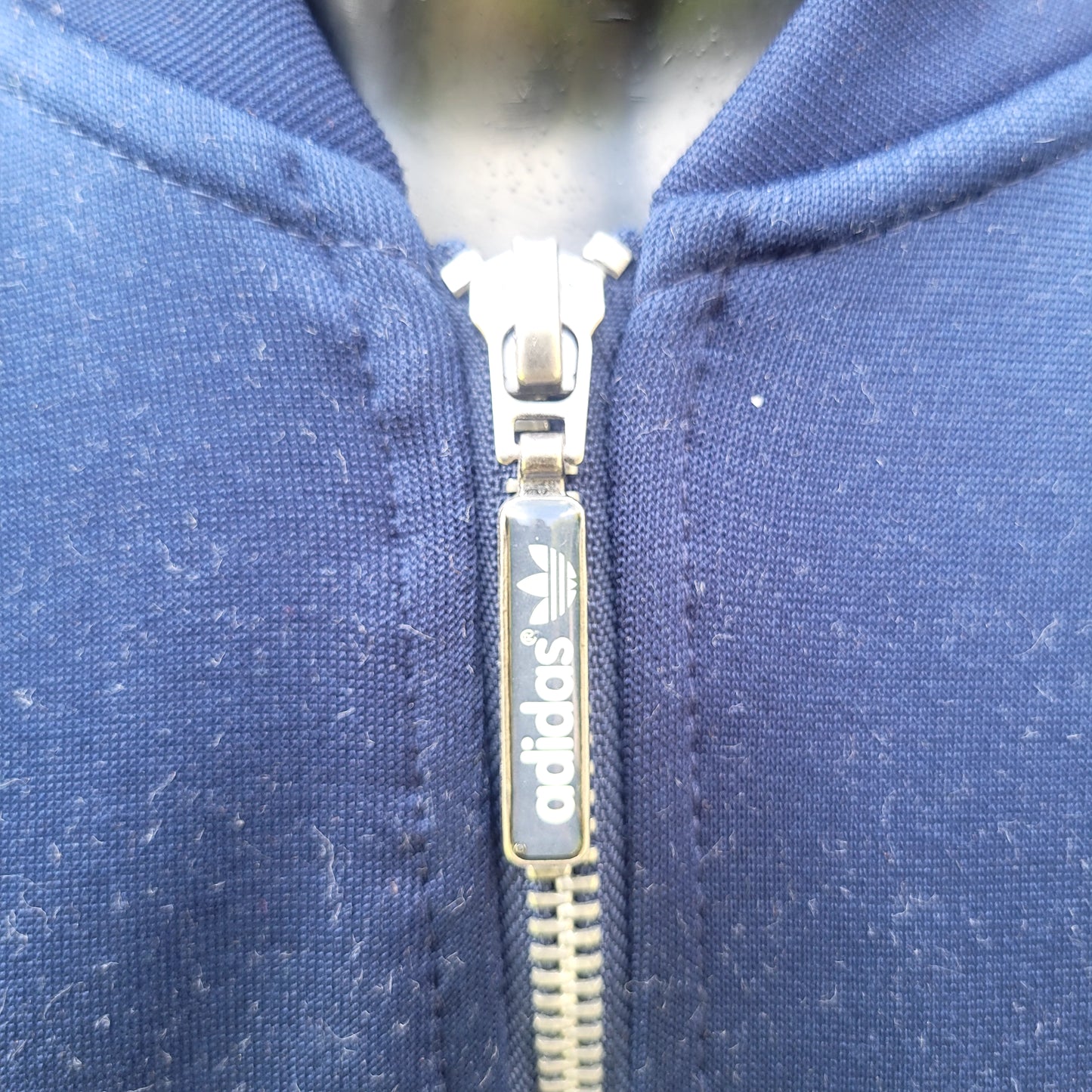 2015 Adidas Originals SST Track Top Navy Blue Trefoil 3-Stripes Track Jacket Size: Medium