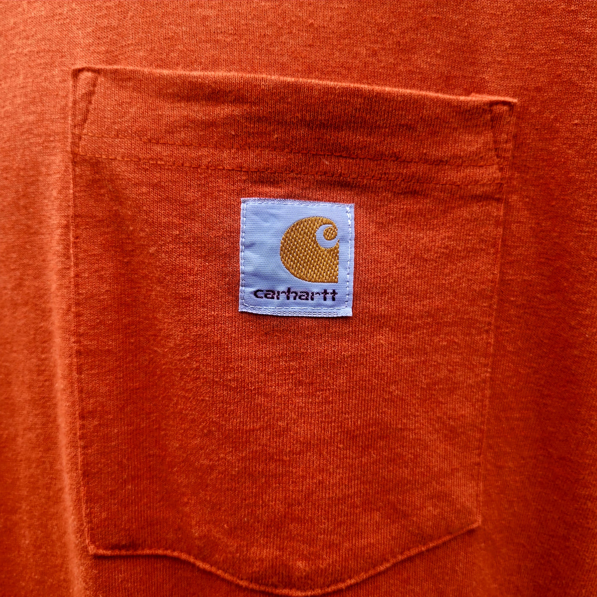 Carhartt Original Fit Pocket T-Shirt Burnt Orange Heavyweight Workwear Tee Size: XL