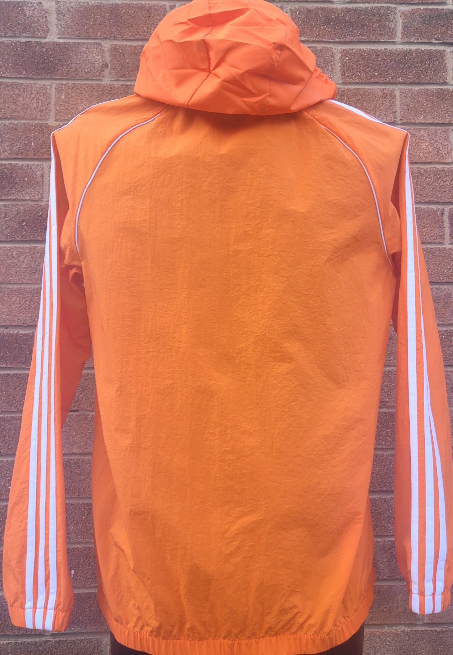 Adidas Originals Orange Trefoil Windbreaker Jacket, Size: Medium, 2019, Lightweight Festival Essential