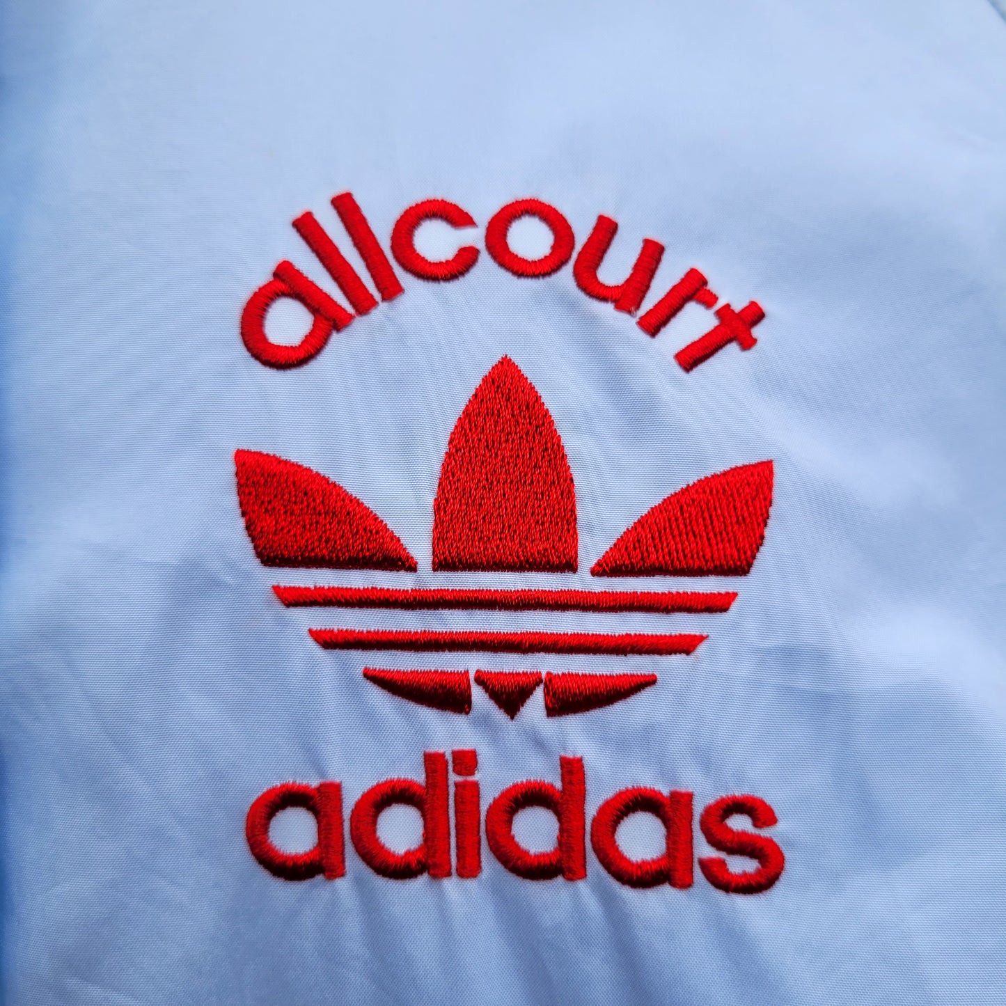 Adidas Originals Allcourt Reversible Hooded Jacket 2009 Blue/White Size: Medium