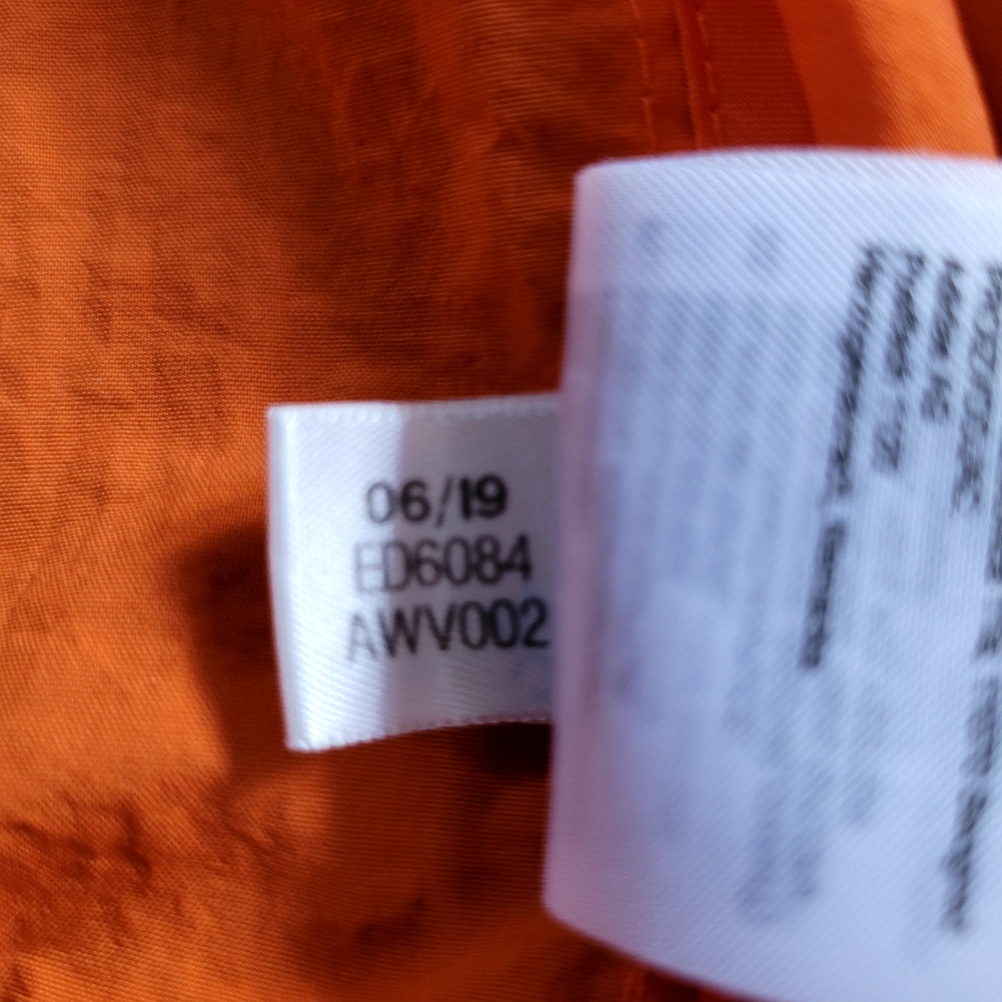 Adidas Originals Orange Trefoil Windbreaker Jacket, Size: Medium, 2019, Lightweight Festival Essential
