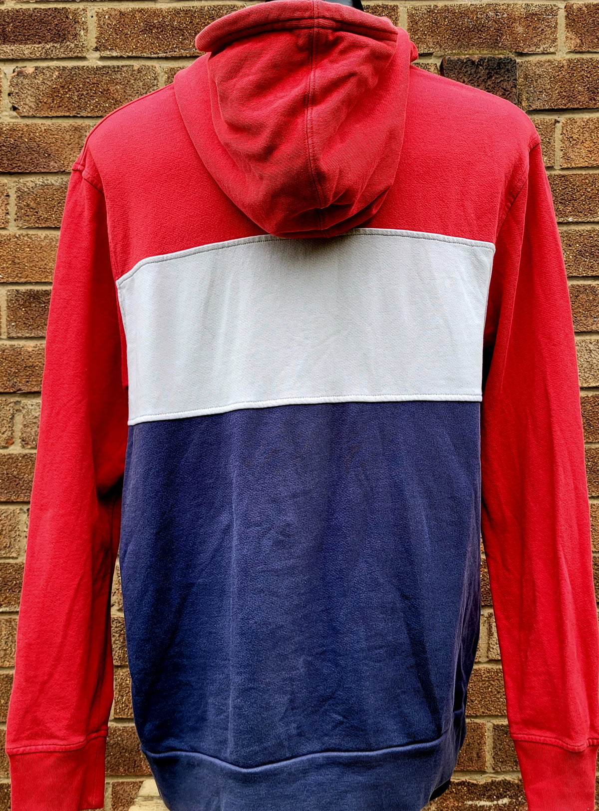 Levi's Colour Block Logo Hoodie Red / White / Navy Size: XL