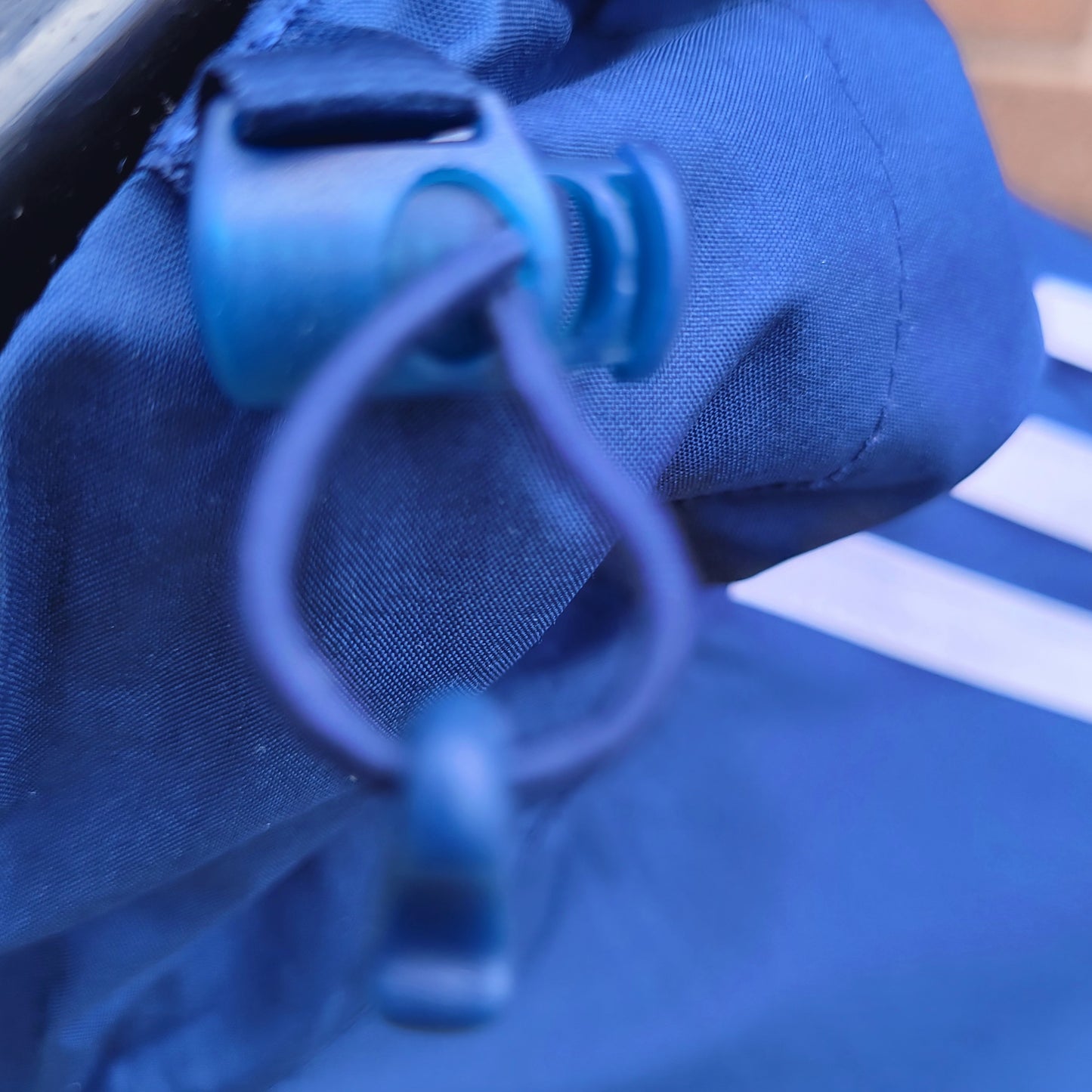 Adidas Originals Marathon 83 Hooded Windbreaker 2015 Reissue Jacket Blue/Navy Size: M