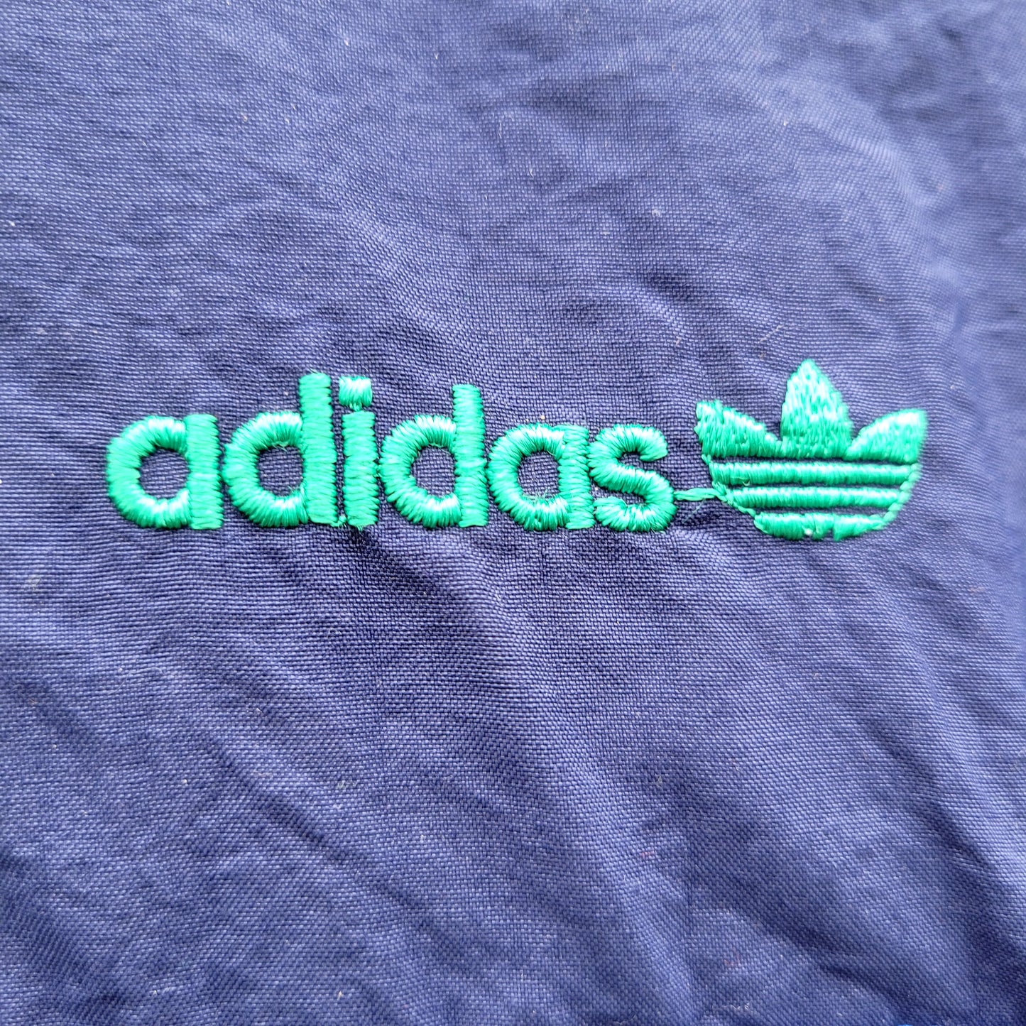 Vintage Adidas Originals Abstract Wave Ventex Track Jacket Navy Multi Colour Made In Morocco Size :D8 / F192