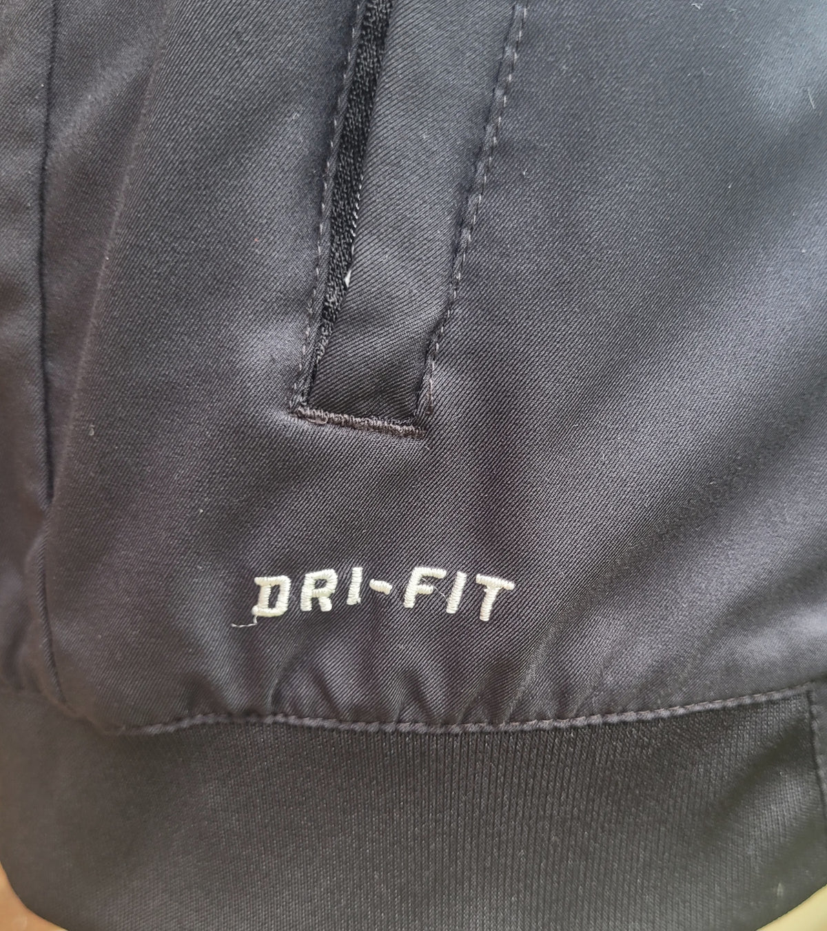 Nike Dri-FIT Authentic Football Track Jacket Black Full Zip Training Jacket Size: Medium