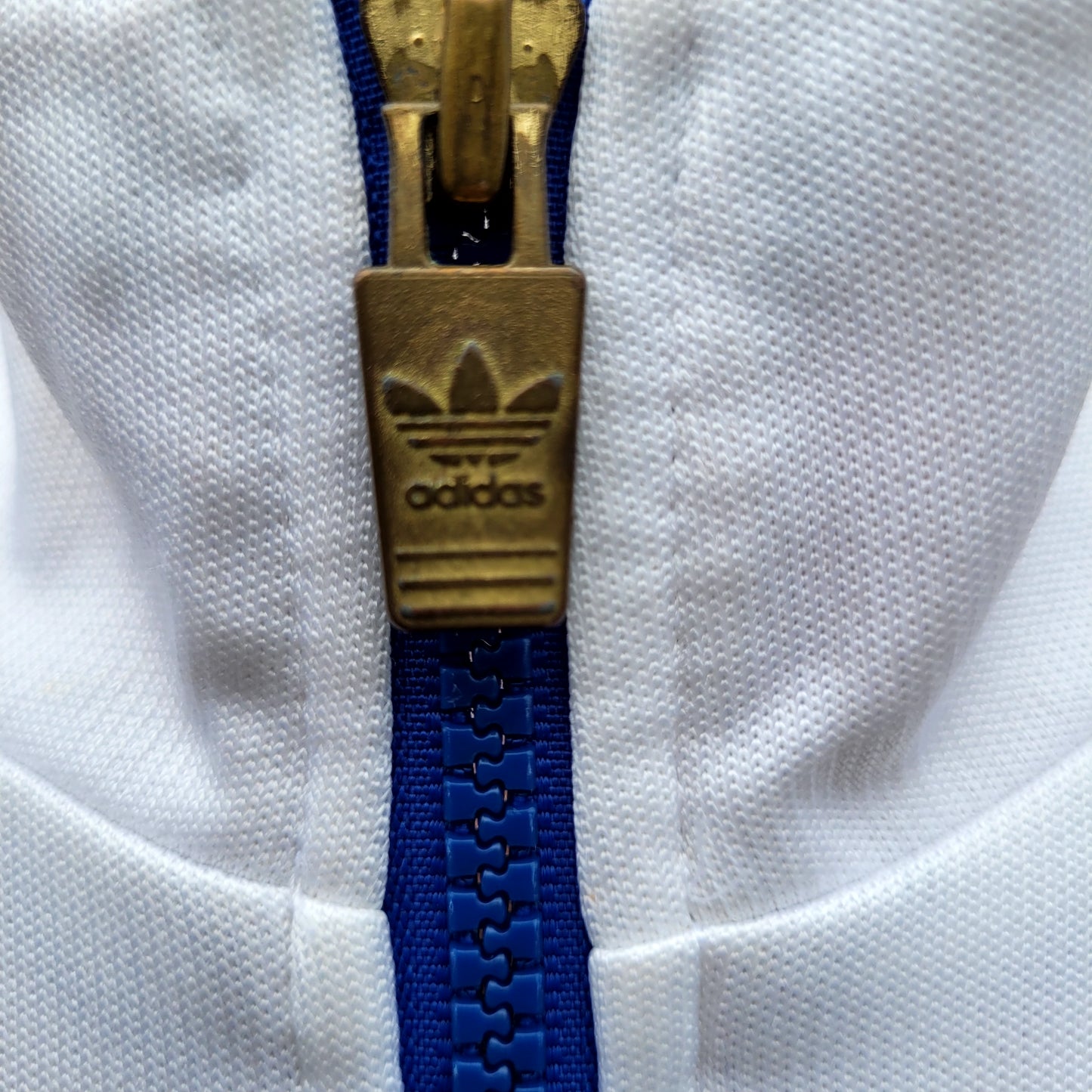 Vintage Adidas Originals Descente Japanese Track Jacket – Blue/White/Red Trefoil Full Zip Size M