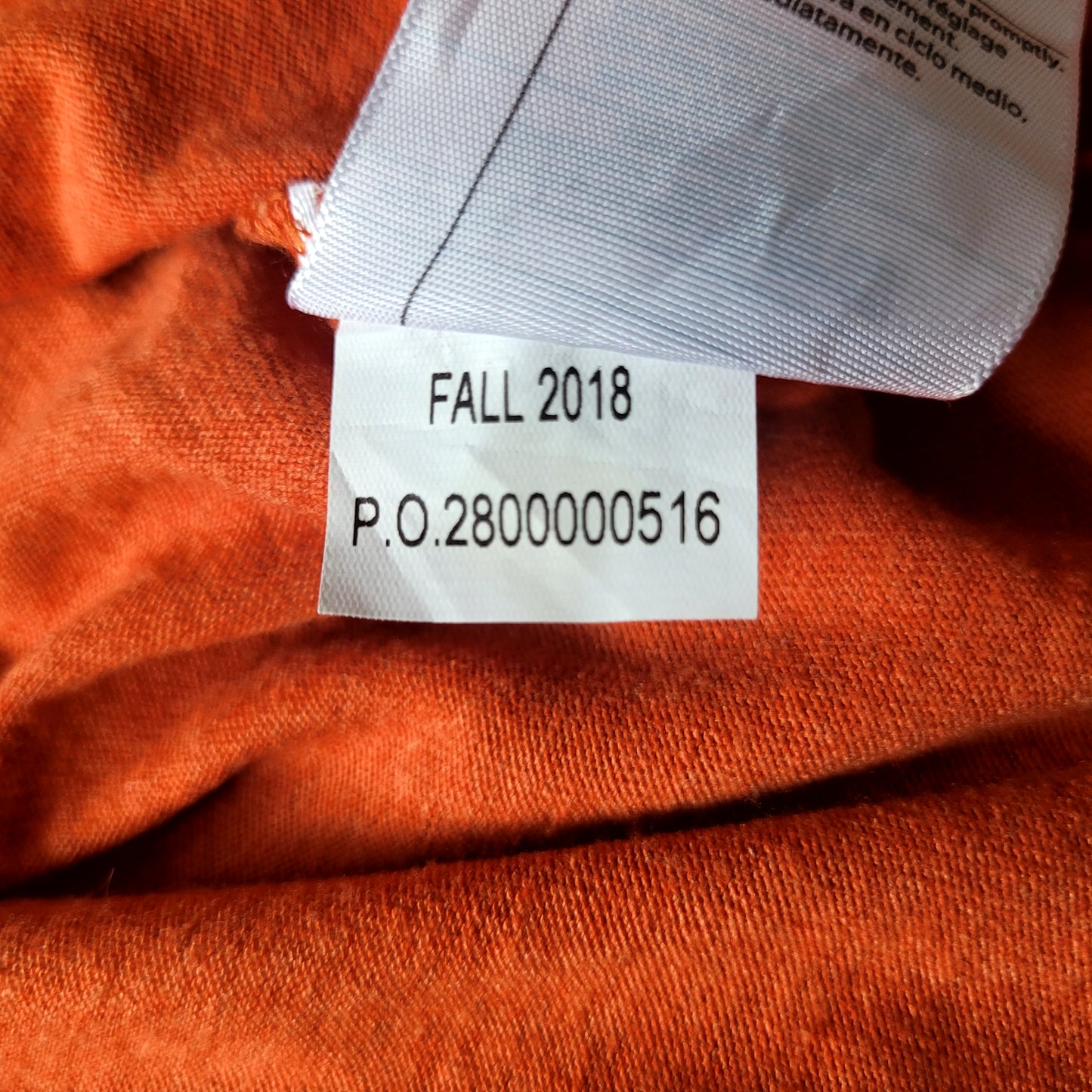 Carhartt Original Fit Pocket T-Shirt Burnt Orange Heavyweight Workwear Tee Size: XL
