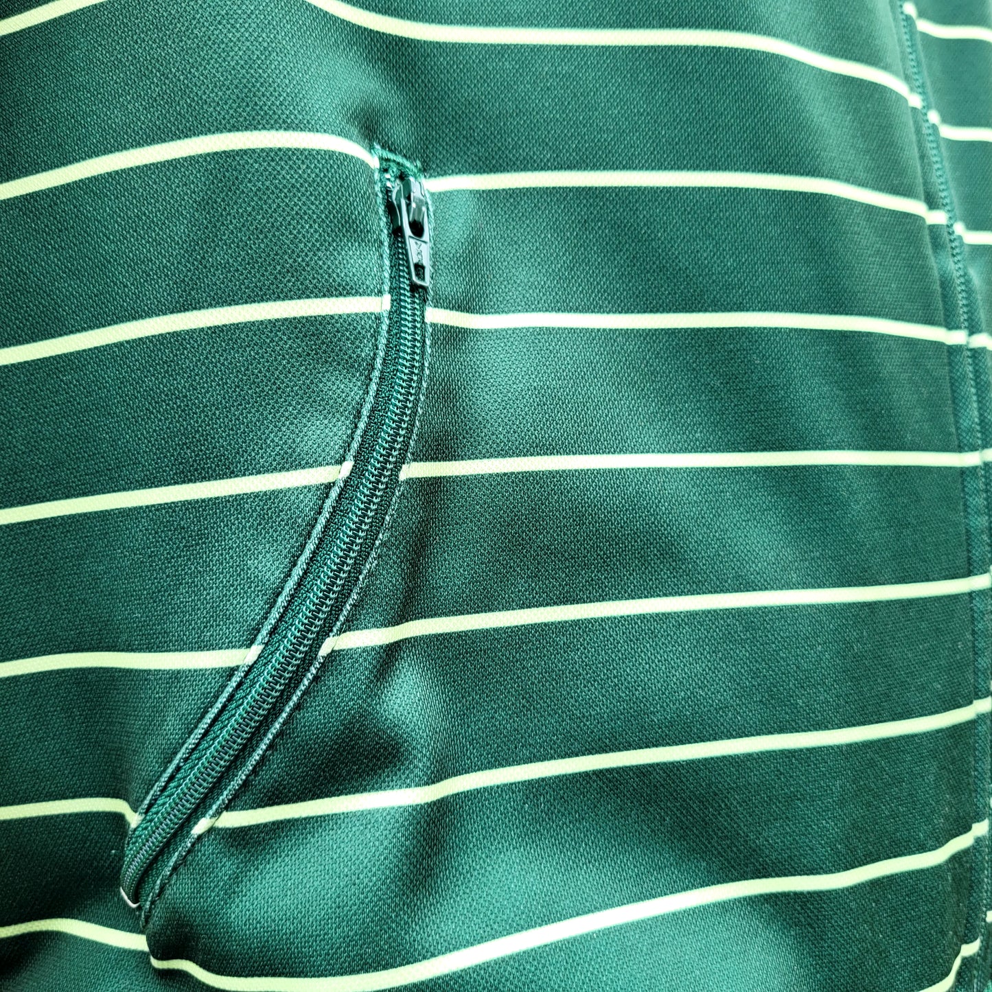Vintage Adidas Originals Beckenbauer Track Jacket – Green Stripe Panel – Full Zip – Size M