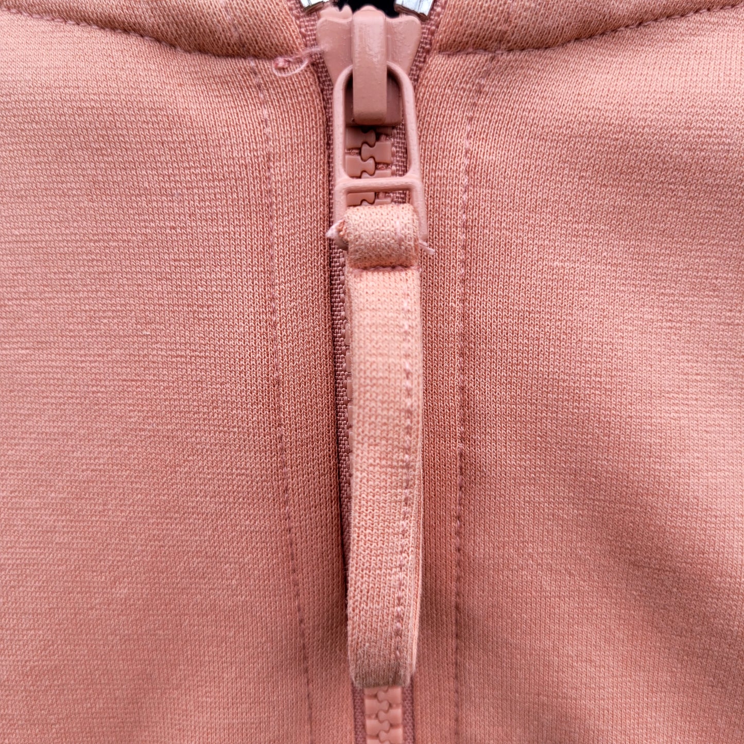 Lyle & Scott Panini Football Track Jacket  Salmon Pink Patch Detail Full Zip – Size M