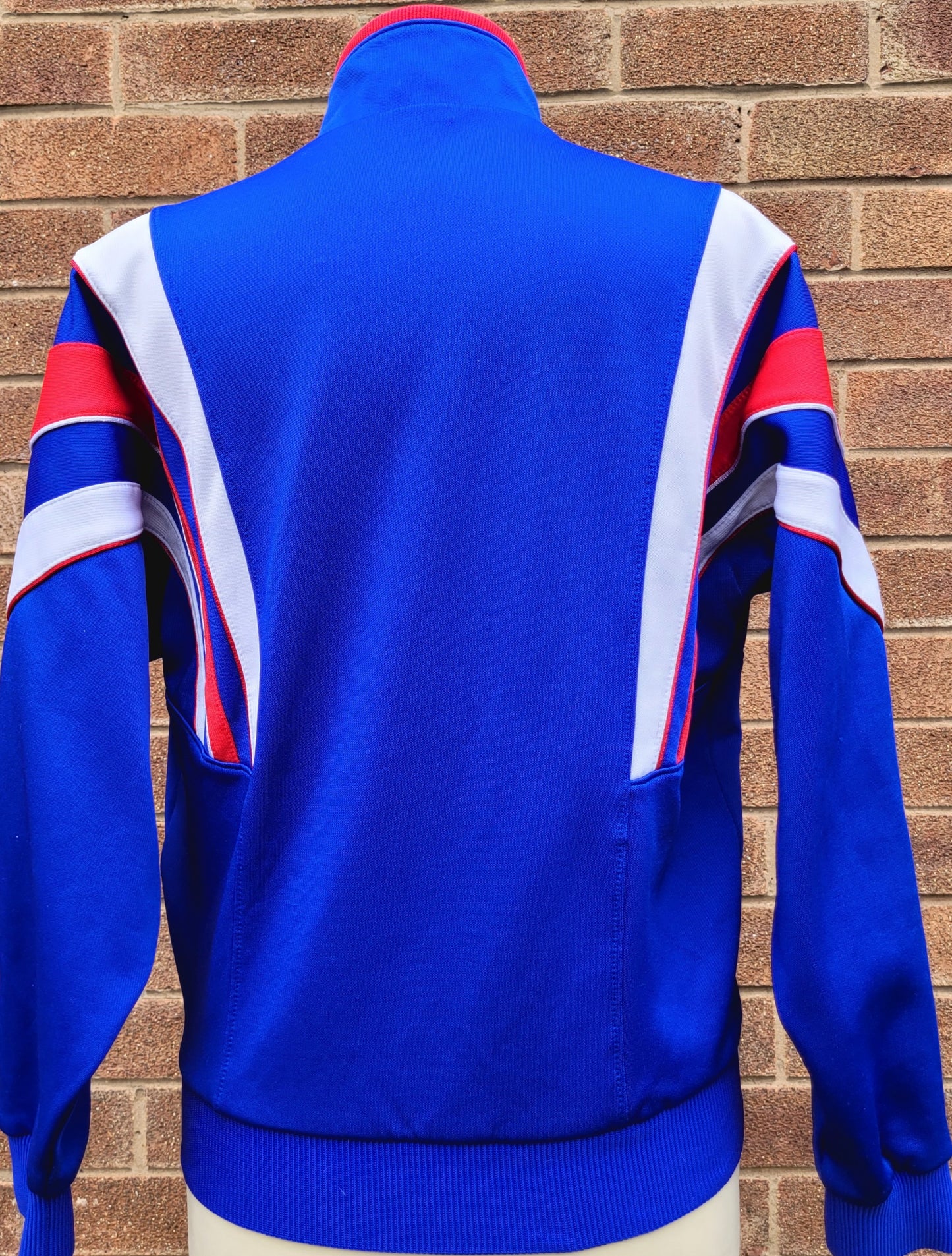Vintage Adidas Track Jacket Made in Japan, Bold Tri-Colour Panel, Classic 90s Terrace Style, Size Jaspo M