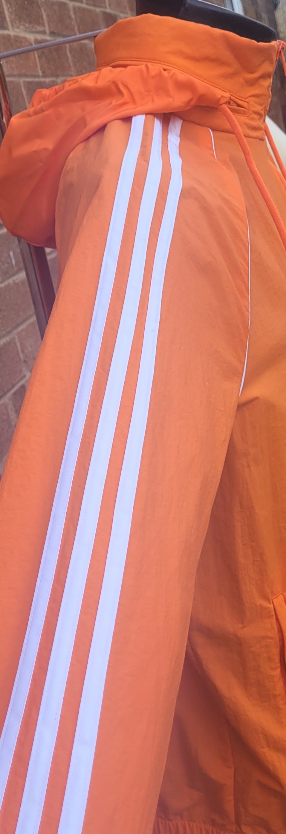 Adidas Originals Orange Trefoil Windbreaker Jacket, Size: Medium, 2019, Lightweight Festival Essential
