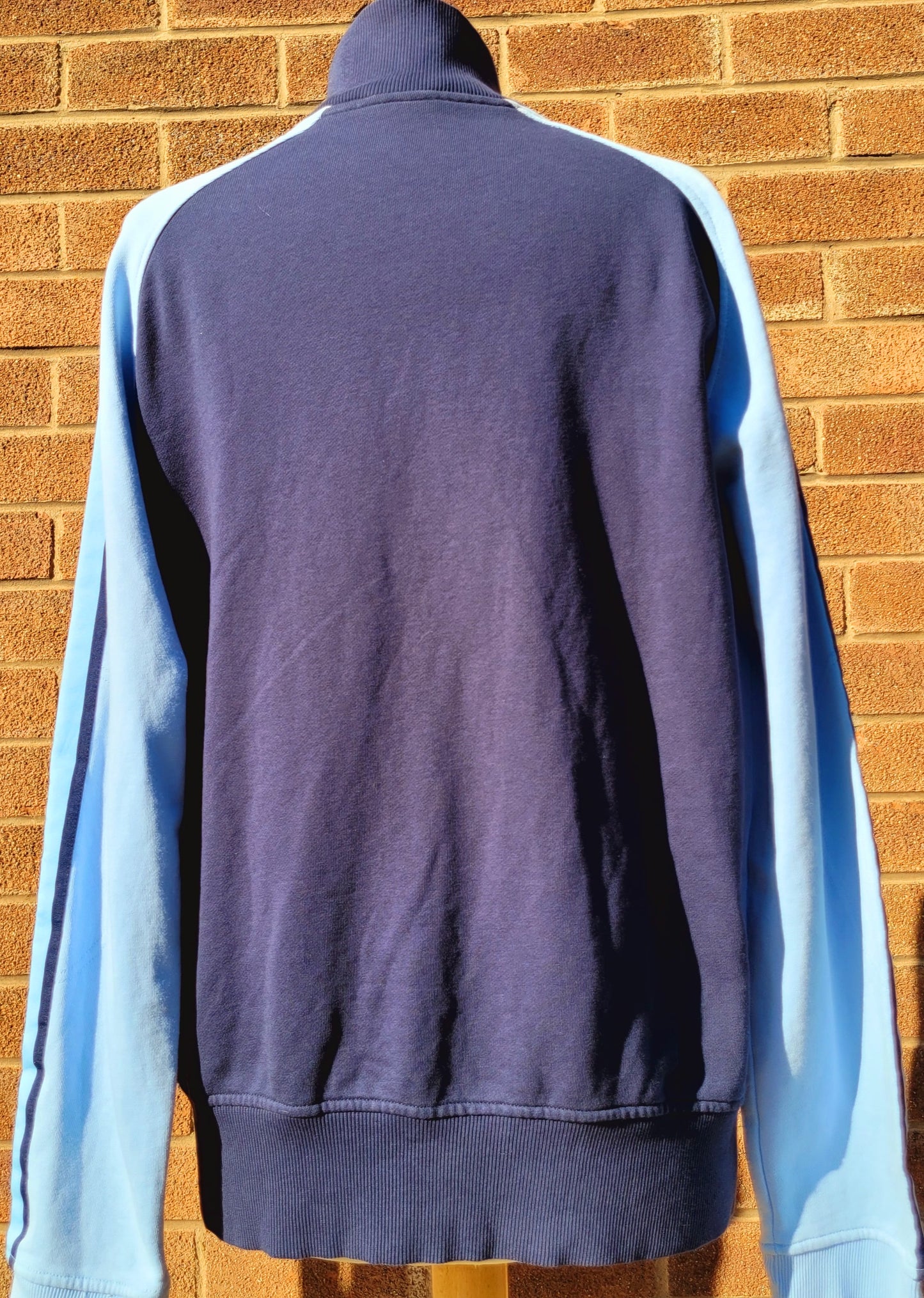 Ellesse Italia Track Jacket Navy Blue Full Zip Track Top Made in Portugal Size: Medium
